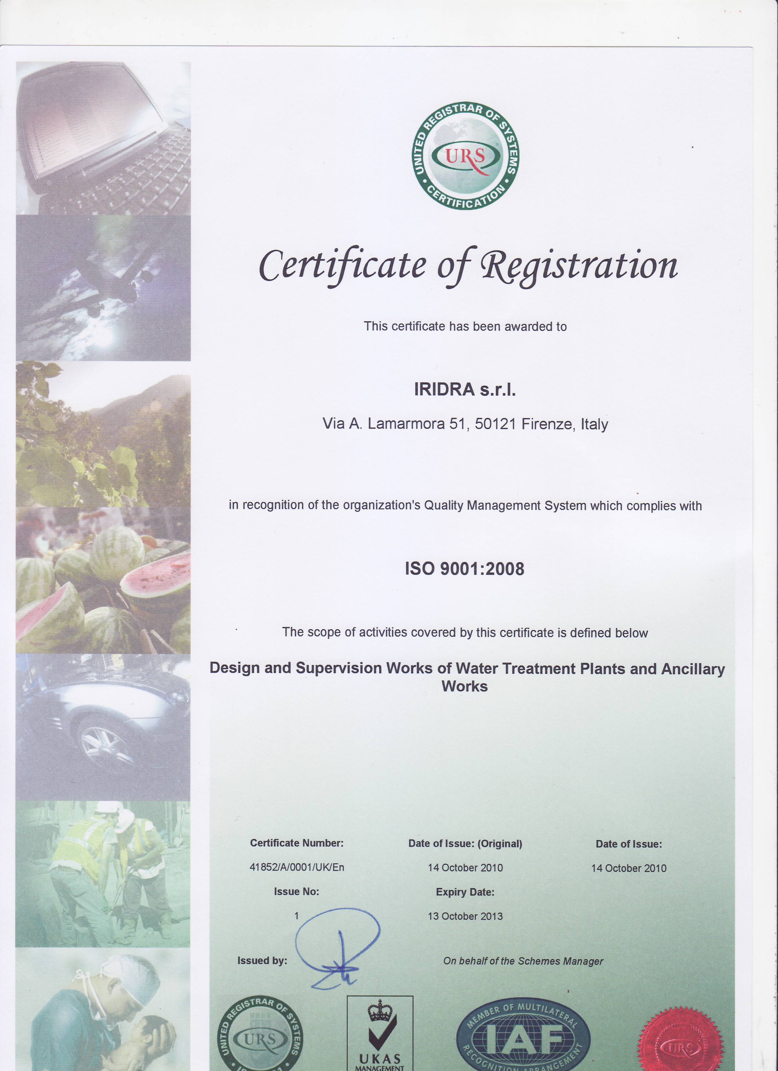 Certificazione di Qualità ISO9001